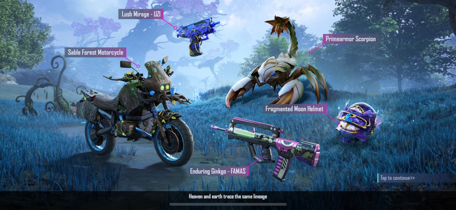 BGMI A17 Royal Pass Gun Skins